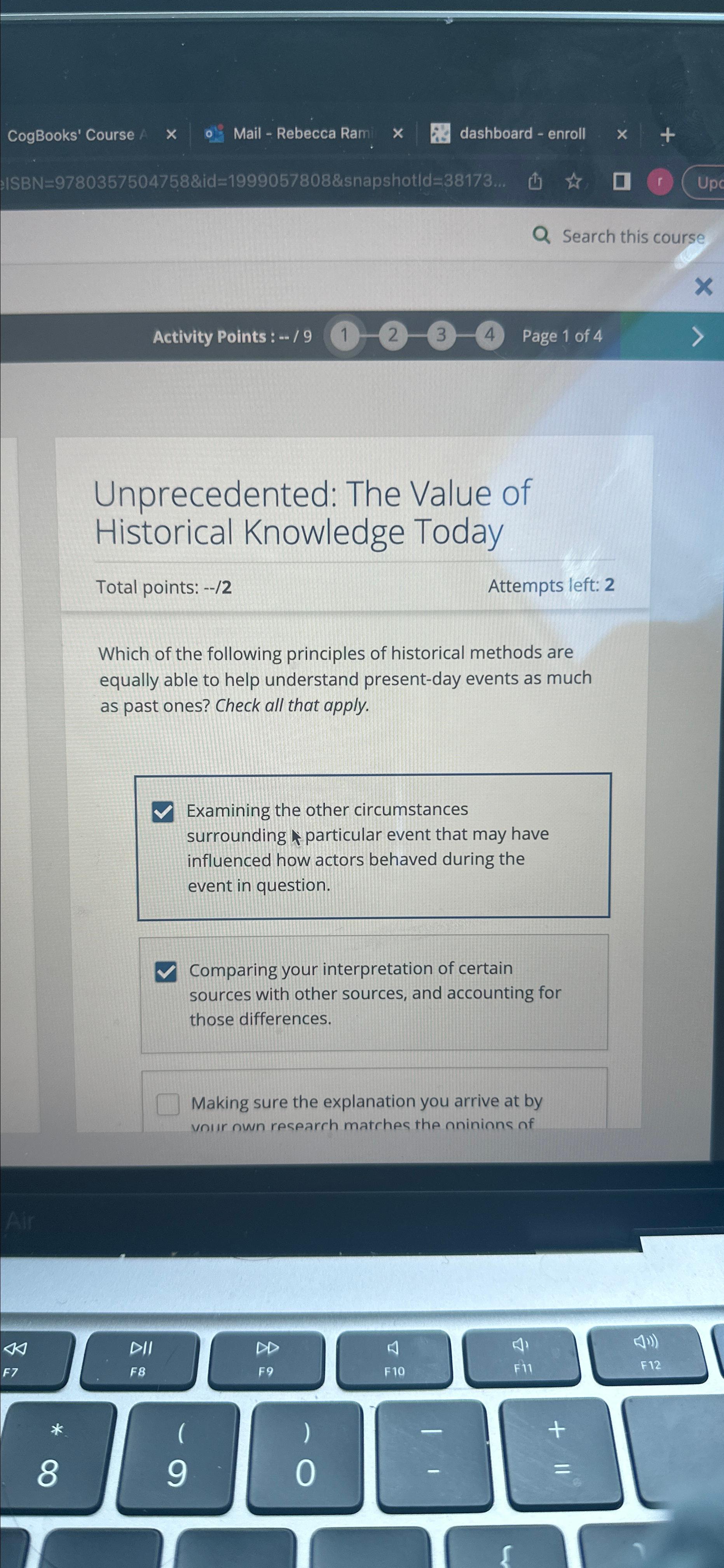  Activity Points : -9 1(1) 2. Page 1 of 4 Unprecedented: