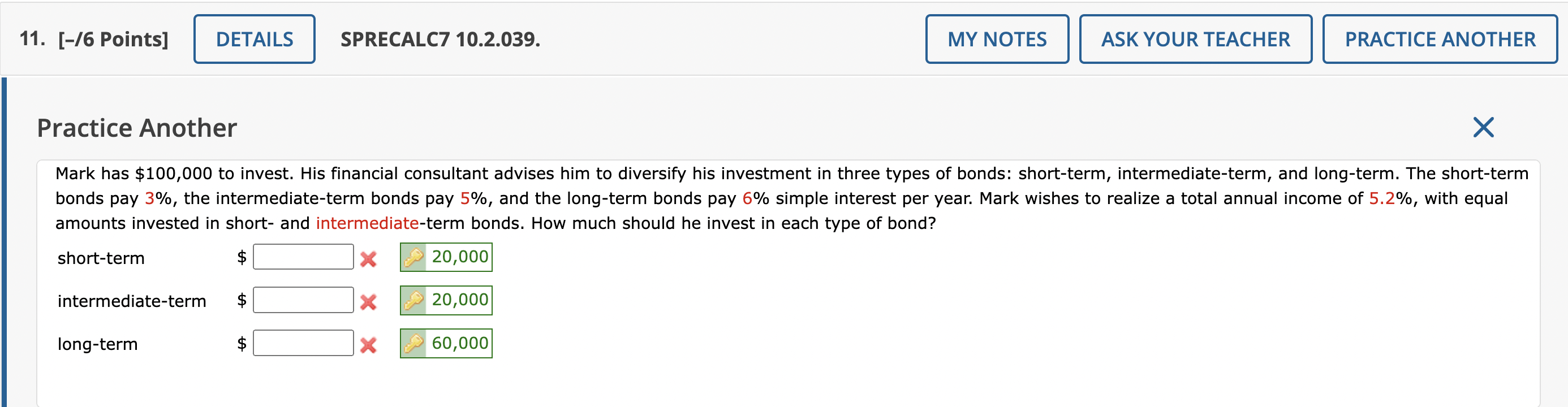 solution and 900 mL of the second gives a mixture that is