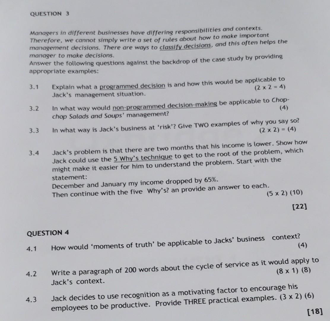  Managers in different businesses have differing responsibilities and contexts. Therefore, we