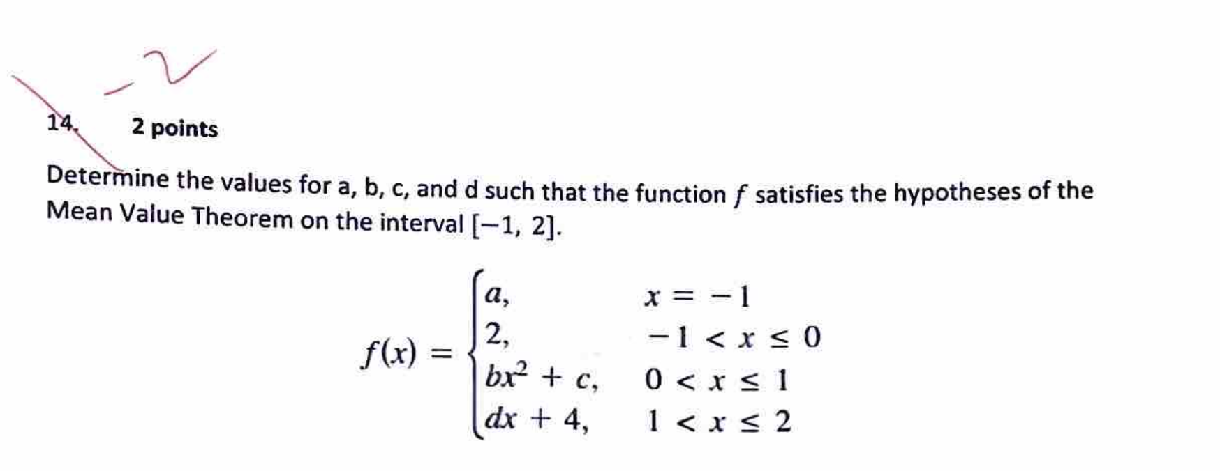 it can be. at Zy = 10812. 2 points Determine whether the