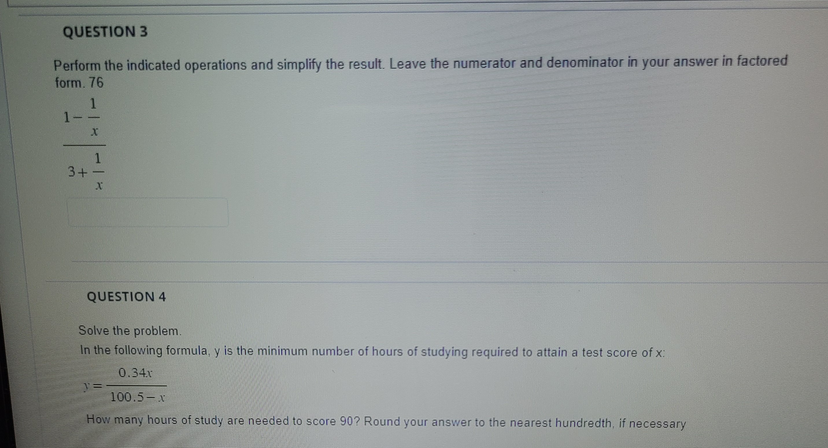 expression. Find all numbers that must be excluded from the domain of