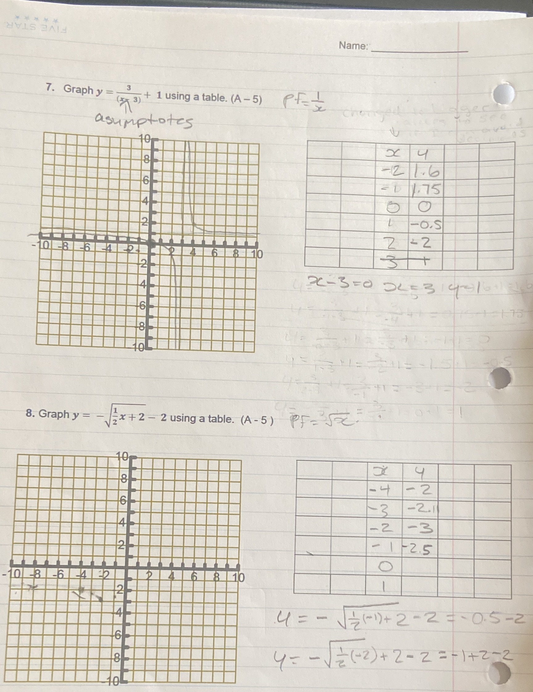 please help me solve these two asap and with tables. i don't