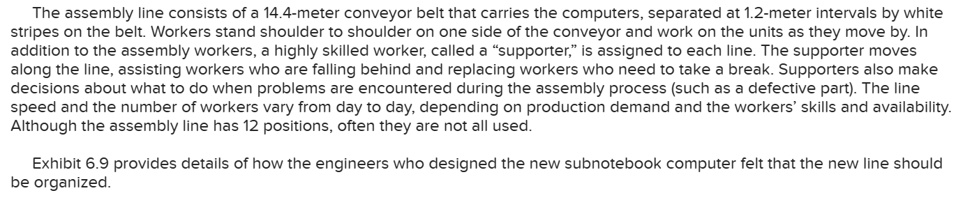 the newest subnotebook computer model. With every new model introduced, management felt