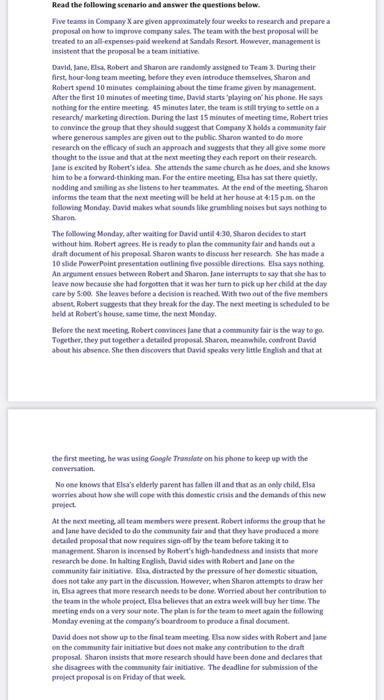 Please answer 1a & 1b based on the provided scenario Read the