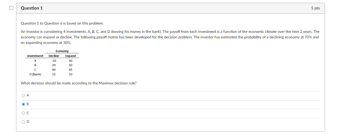  Question 1 to Question 6 is based on this problem: An