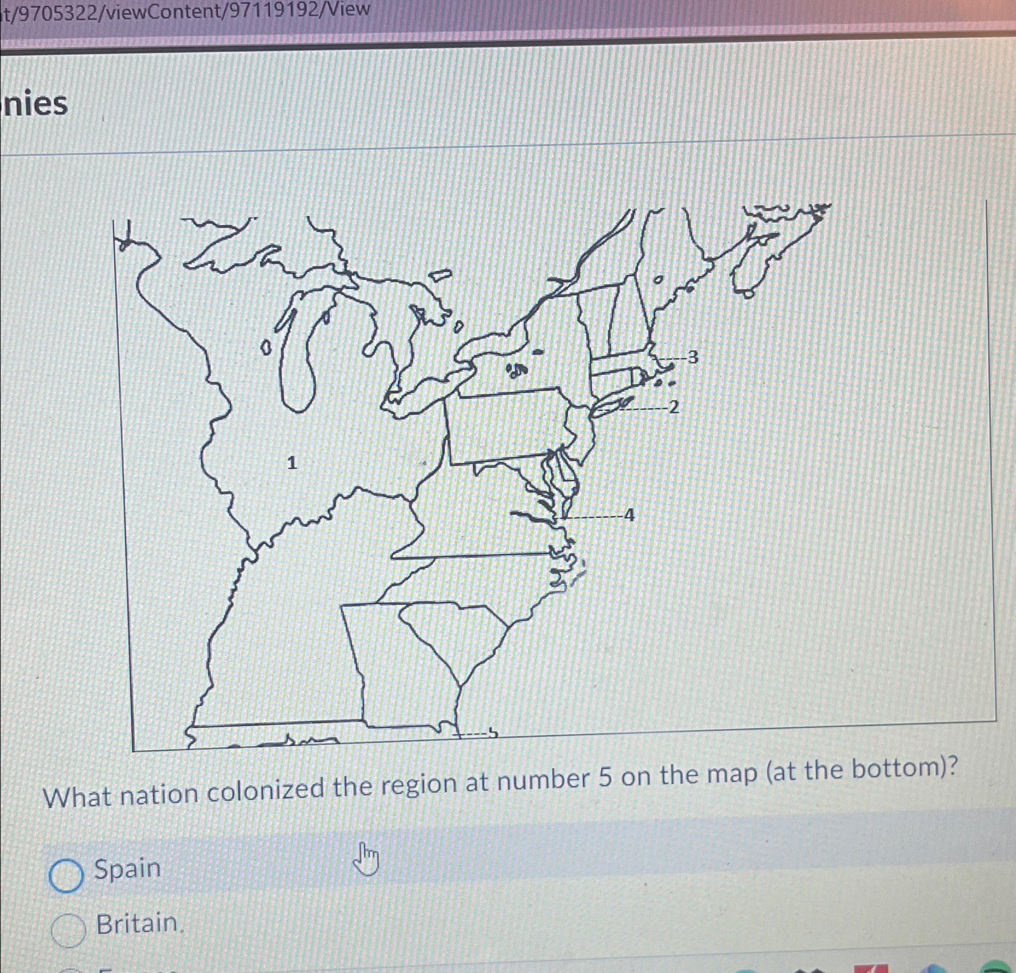  t/9705322/viewContent/97119192/View nies What nation colonized the region at number 5 on