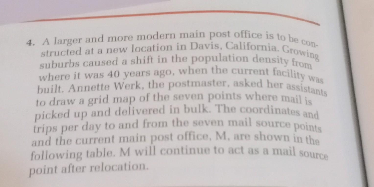 Question B 4. A larger and more modern main post office
