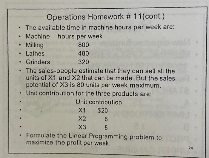 discontinued production of a certain unprofitable product line. Considerable excess production capacity