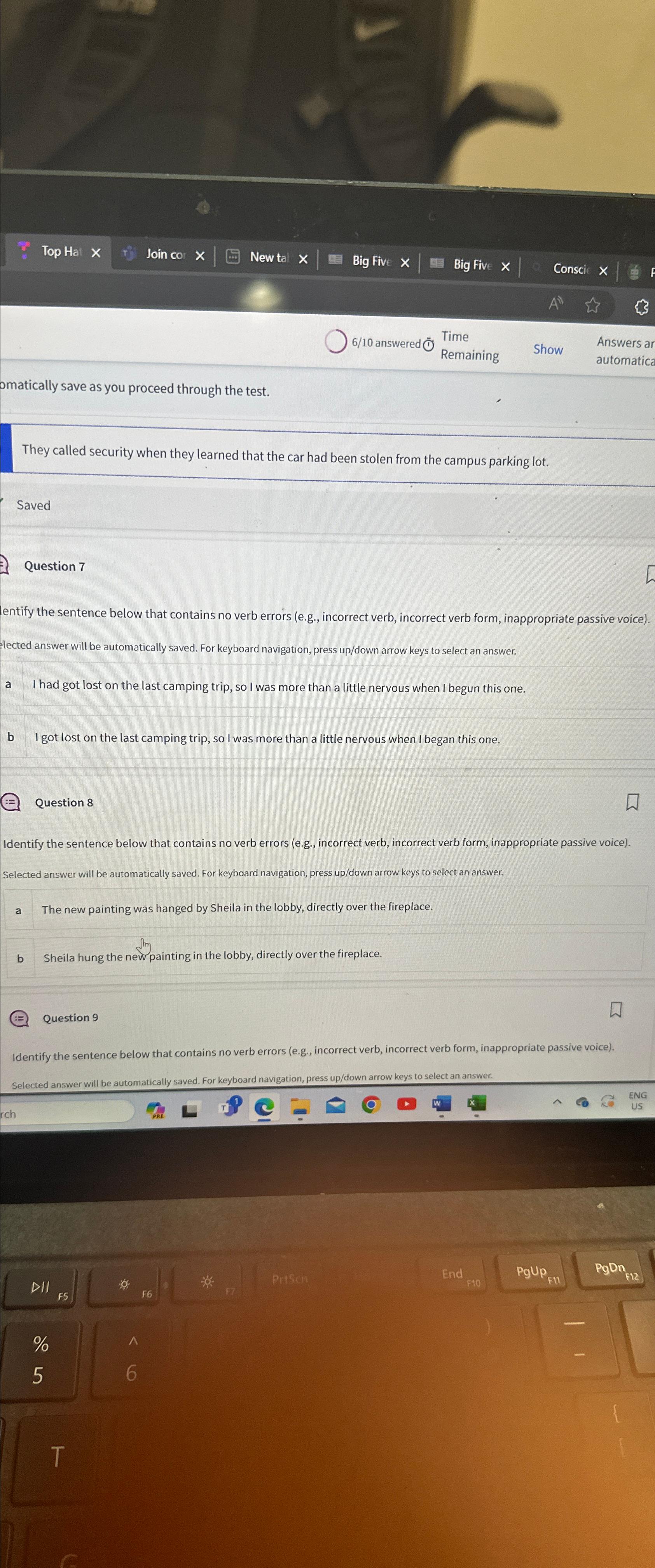  They called security when they learned that the car had been