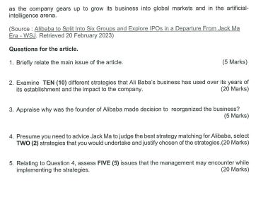 Jack Ma Era. Founded in 1999 by Jack Ma, a former English