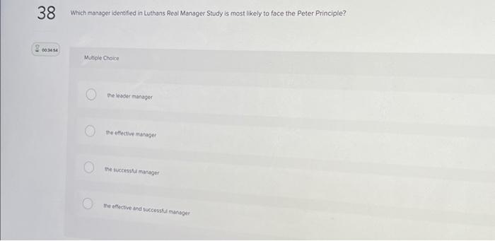  Which manager identifed in Luthans Real Manager Study is most likely