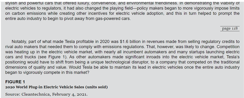 Musks and Eberhards goals in founding Tesla? How would you characterize competition