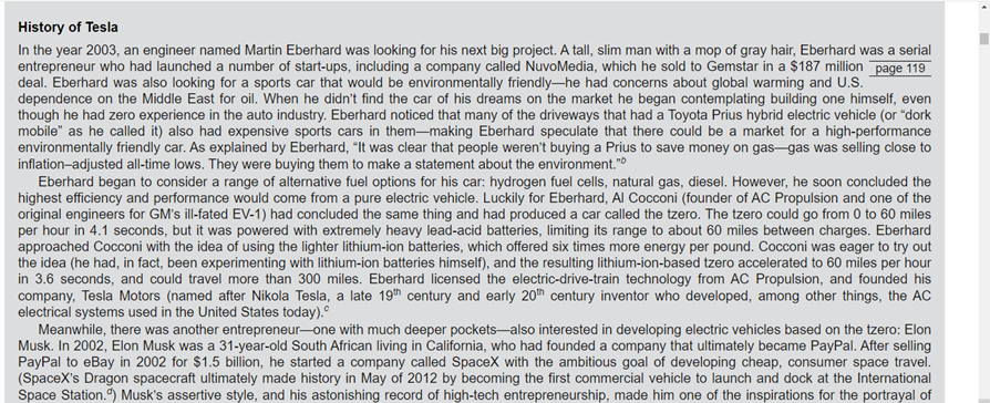 Does it have any sources of sustainable competitive advantage? What is your