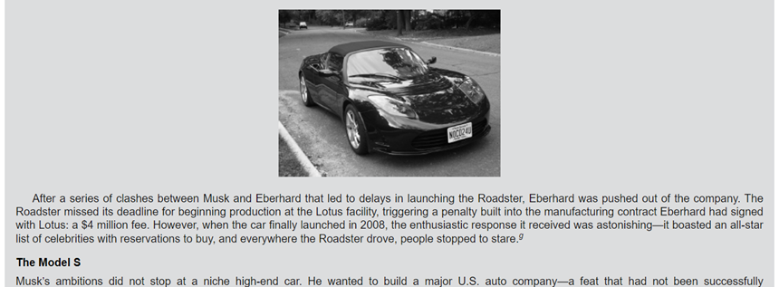 and Powerwall), c) solar panels? Please consider both the motivation for the