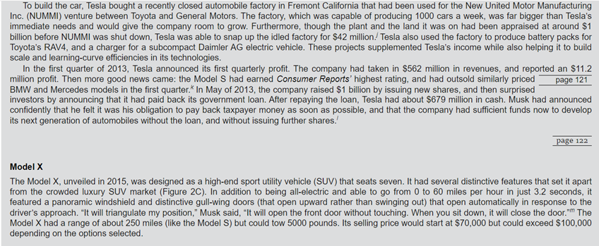 businesses. Do you think Tesla will be profitable in all of these