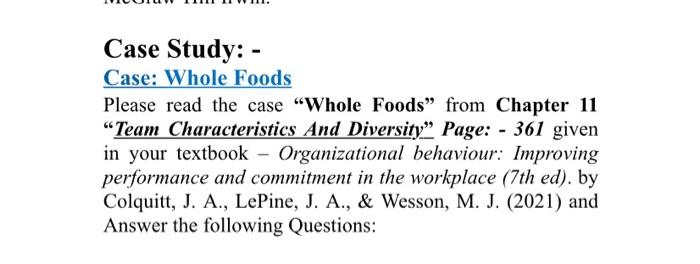  With a peer-reviwe article please Question : What steps could Whole