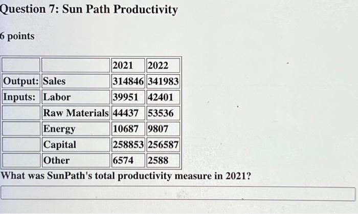  please answer asap The total output from a production system in