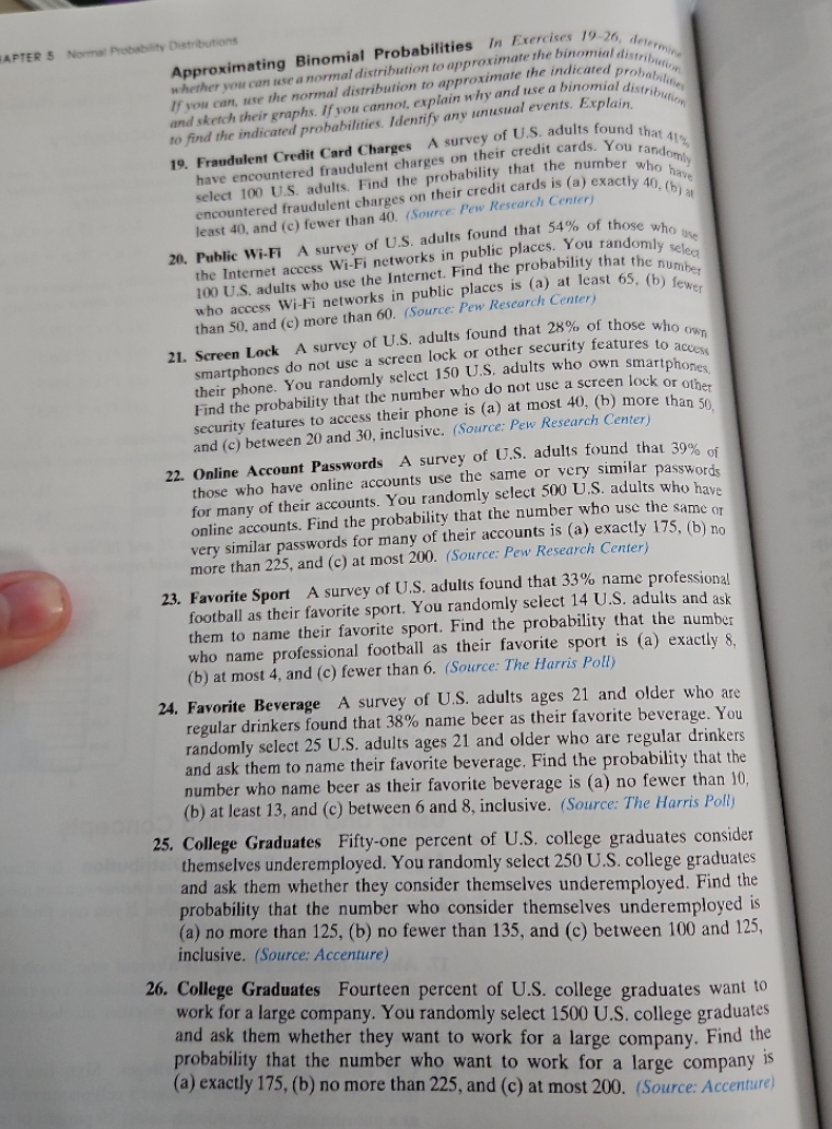 Hello, I need help to answer from 19 to 24 AFTER 5