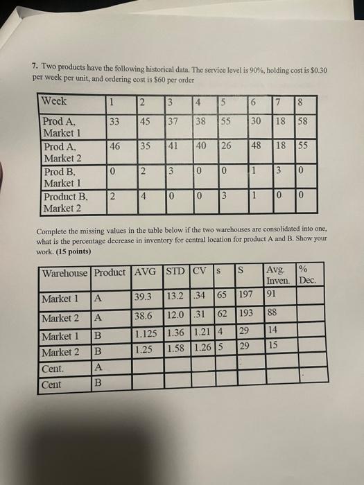 how do we do this? please explain with comments 7. Two products