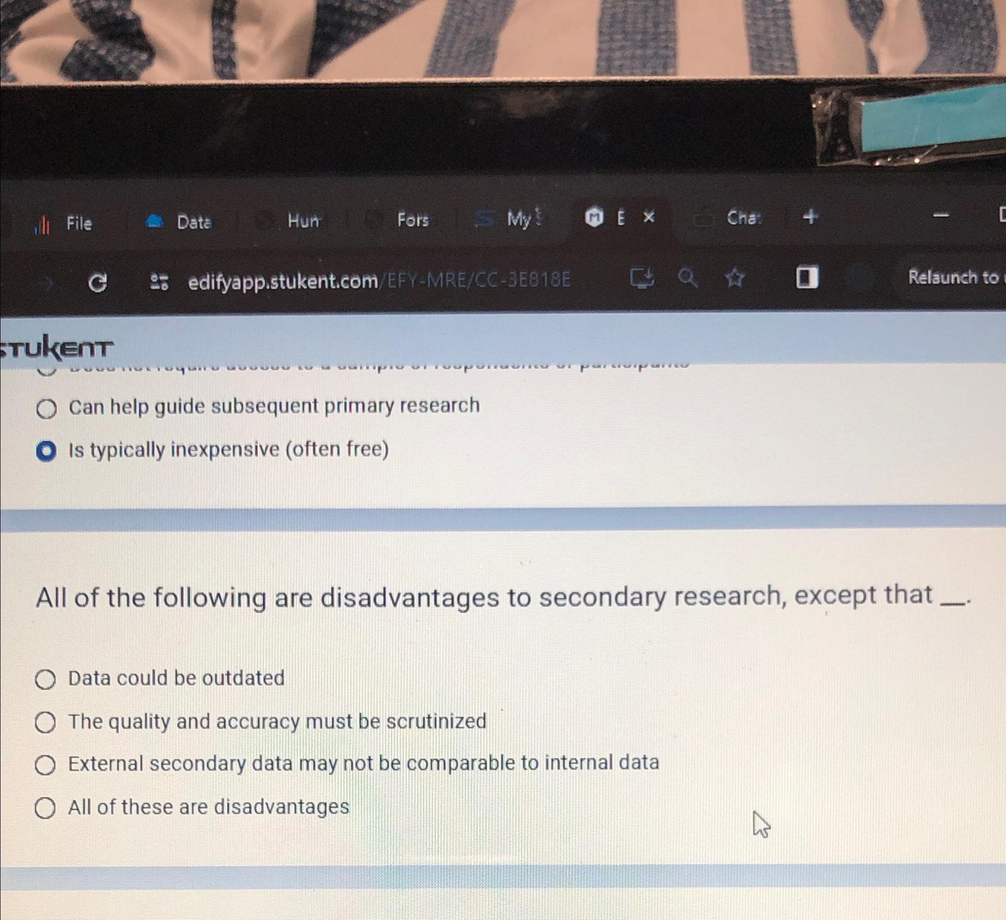  Can help guide subsequent primary research Is typically inexpensive (often free)