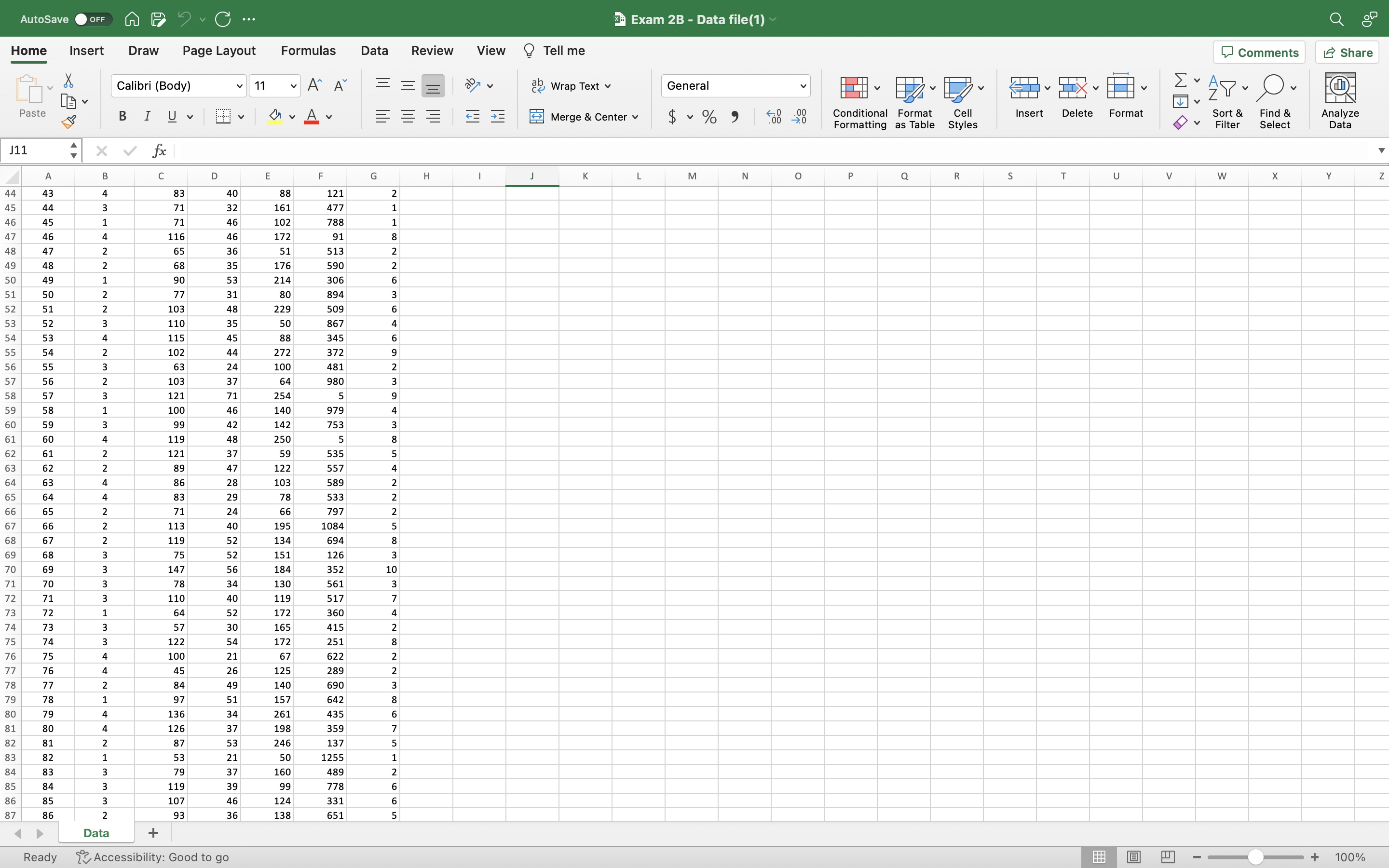 Draw Data Review View Tell me Comments Share Home Page Layout Formulas