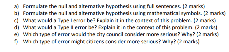 study are discussed below. For each statement, indicate whether it is correct