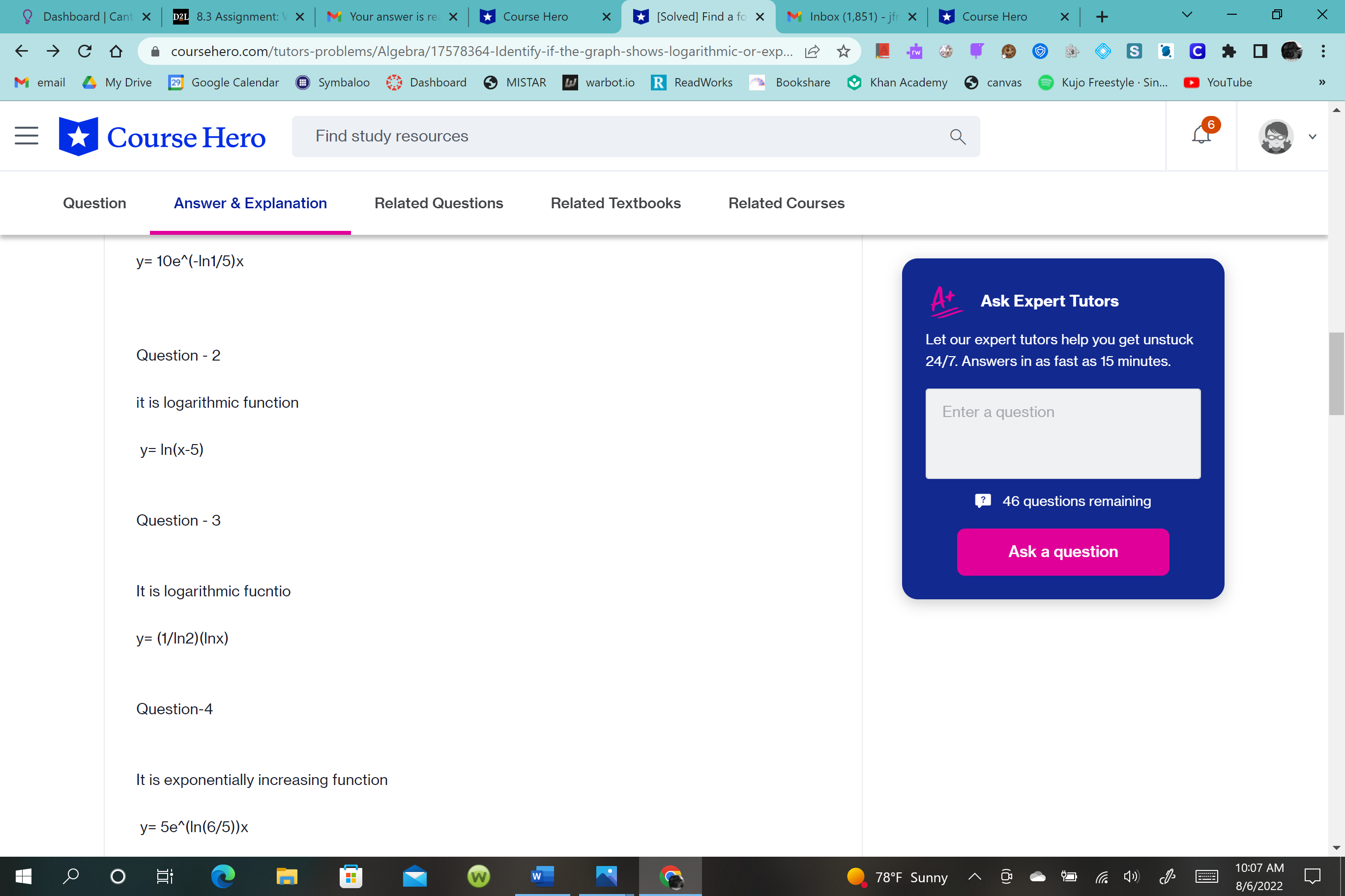 the formula.Thanks. Dashboard | Cant X D2L 8.3 Assignment: V X M