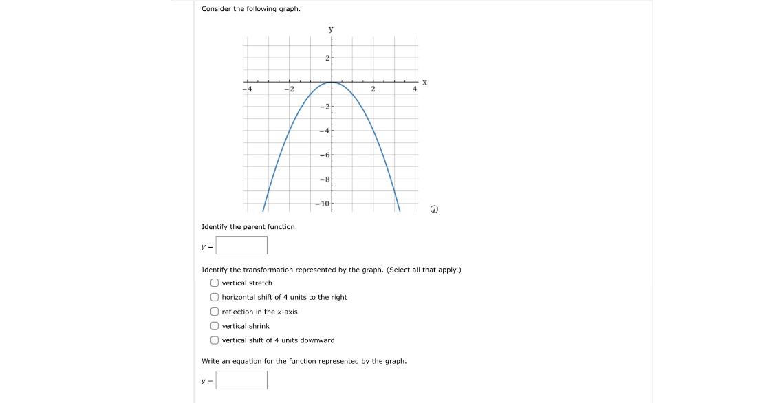 I need help with problems please and thank you. Consider the following