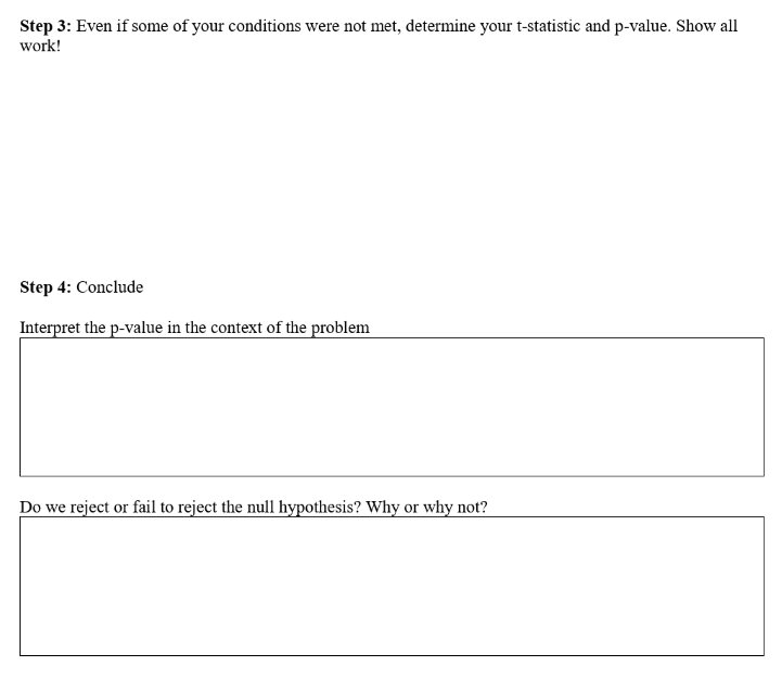 fit for the data, determain t-stat and p value, interpret the p