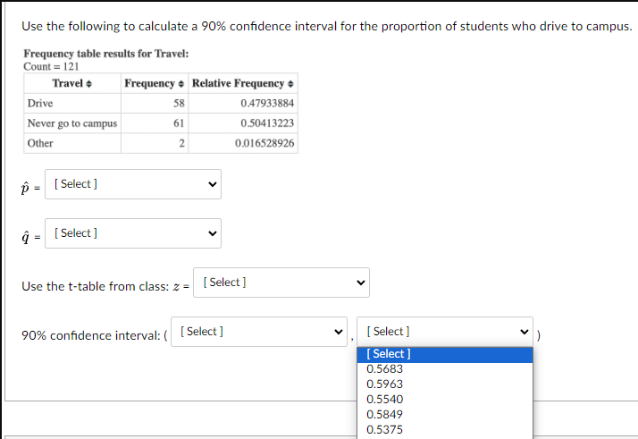 Never go to campus 61 0.50413223 Other 2 0.016528926 p : [