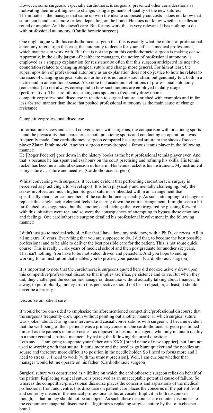 of 2014, a large university hospital in the Netherlands launched a procurement