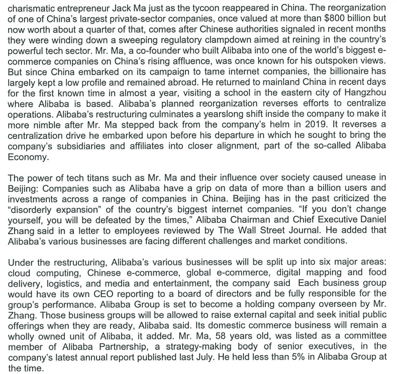 Departure From Jack Ma Era. Founded in 1999 by Jack Ma, a