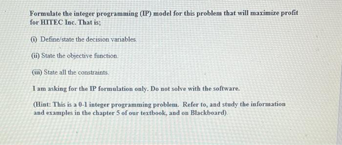 frve potential research projects named 1,2,3,4, and 5 . All the projects