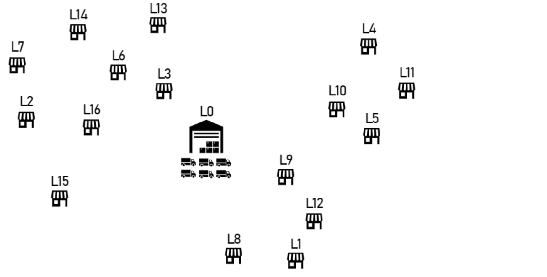 (Pls answer using gurobi python code) A local delivery company that owns