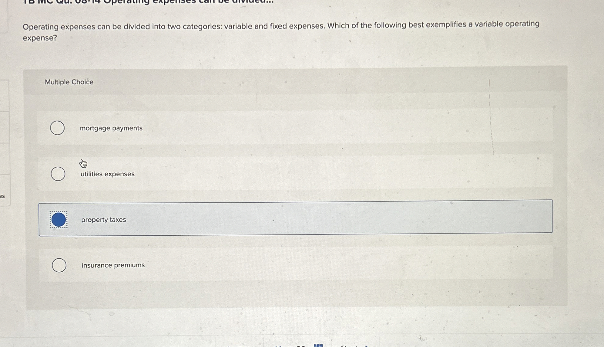  Operating expenses can be divided into two categories: variable and fixed