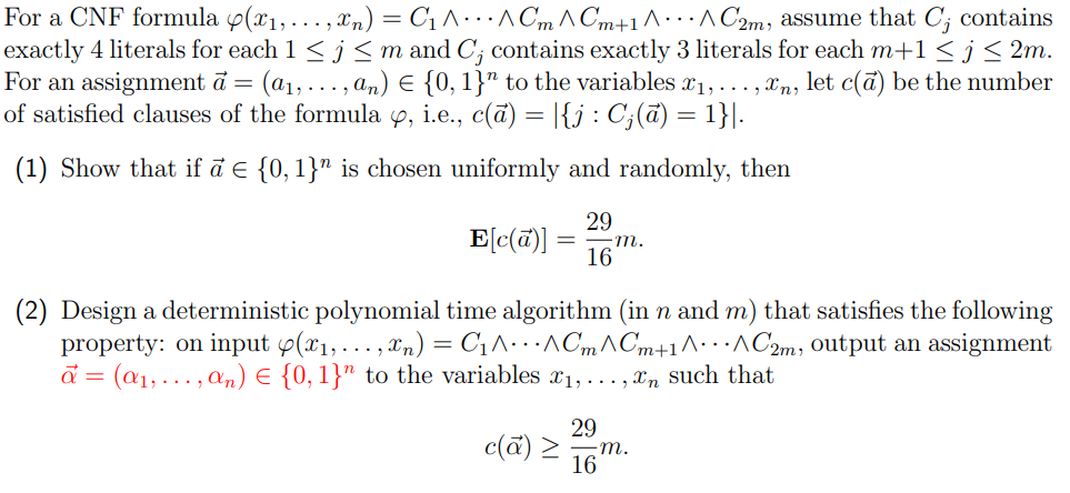  For a CNF formula 4(X1, . . ., In) = CIA