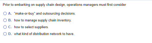 reliability and speed. C. drive down inventory investment, lower delivery costs, and