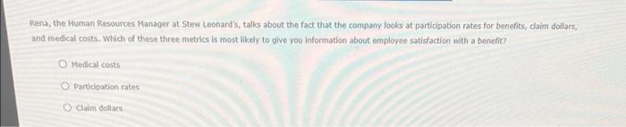  Rena, the Human Resources Manager at Stew Leonard's, talks about the