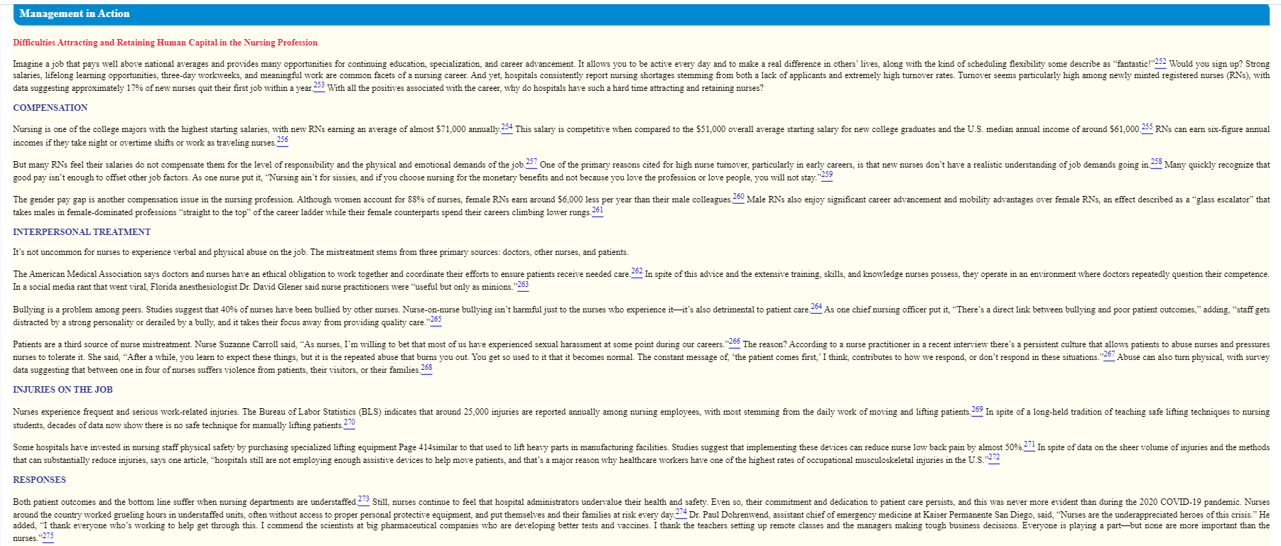this case from the perspective of a hospital administrator? 2. What role