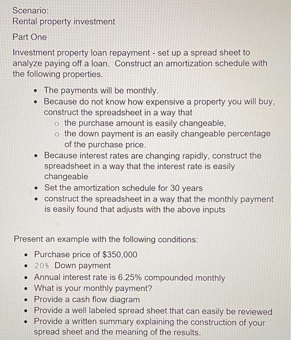 need help please in excel format Present an example with the following