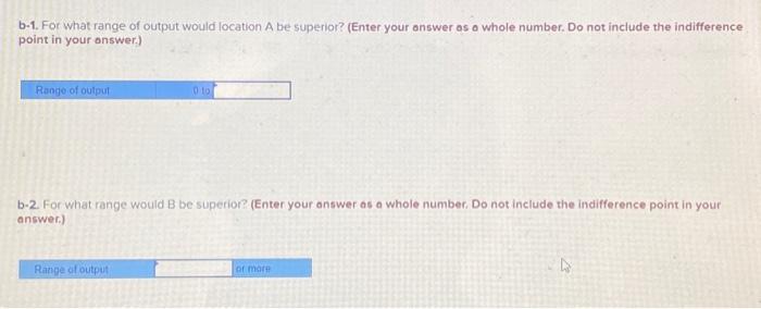 b-1, and b-2 please. Thank you for your help! A small producer