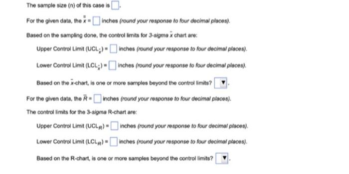 I need help solving these, please! The sample size (n) of this