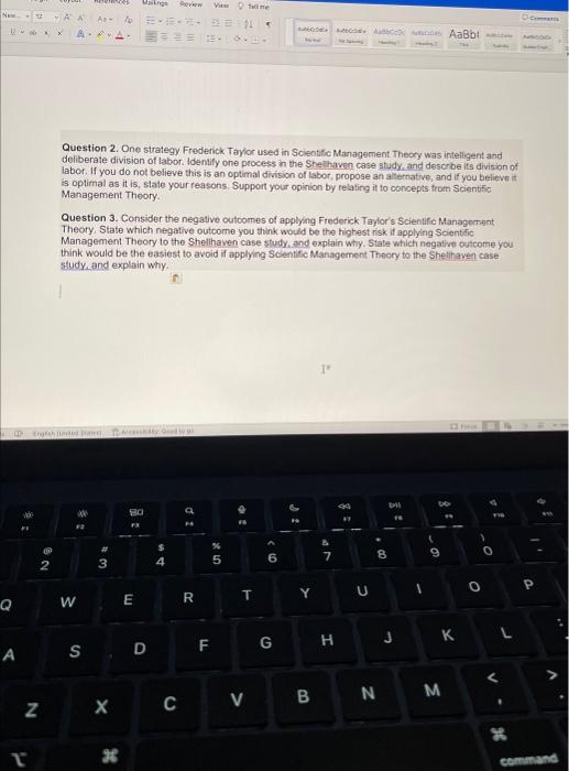  questions are based off this case study Question 2. One strategy