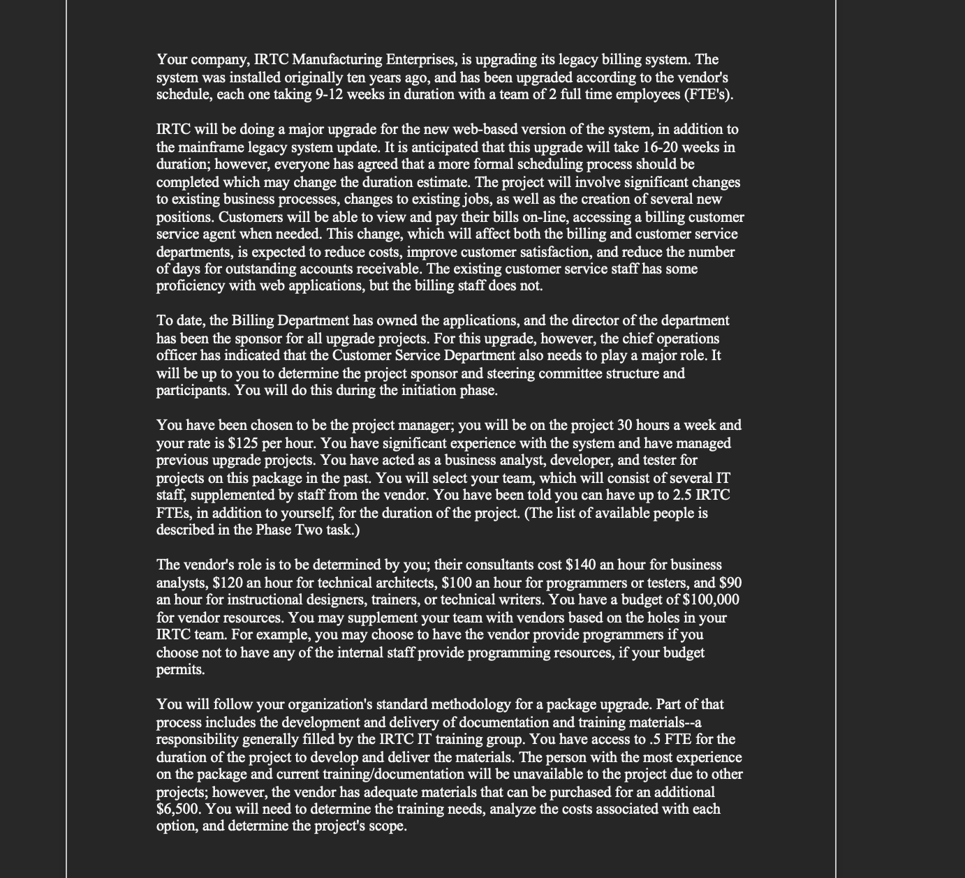 Description You will be using this scenario in your assignments. Effective communication