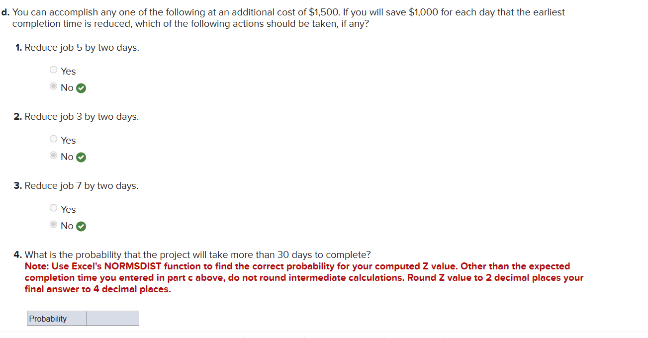 the critical path. 147101113689111258911 c. What is the expected completion time for