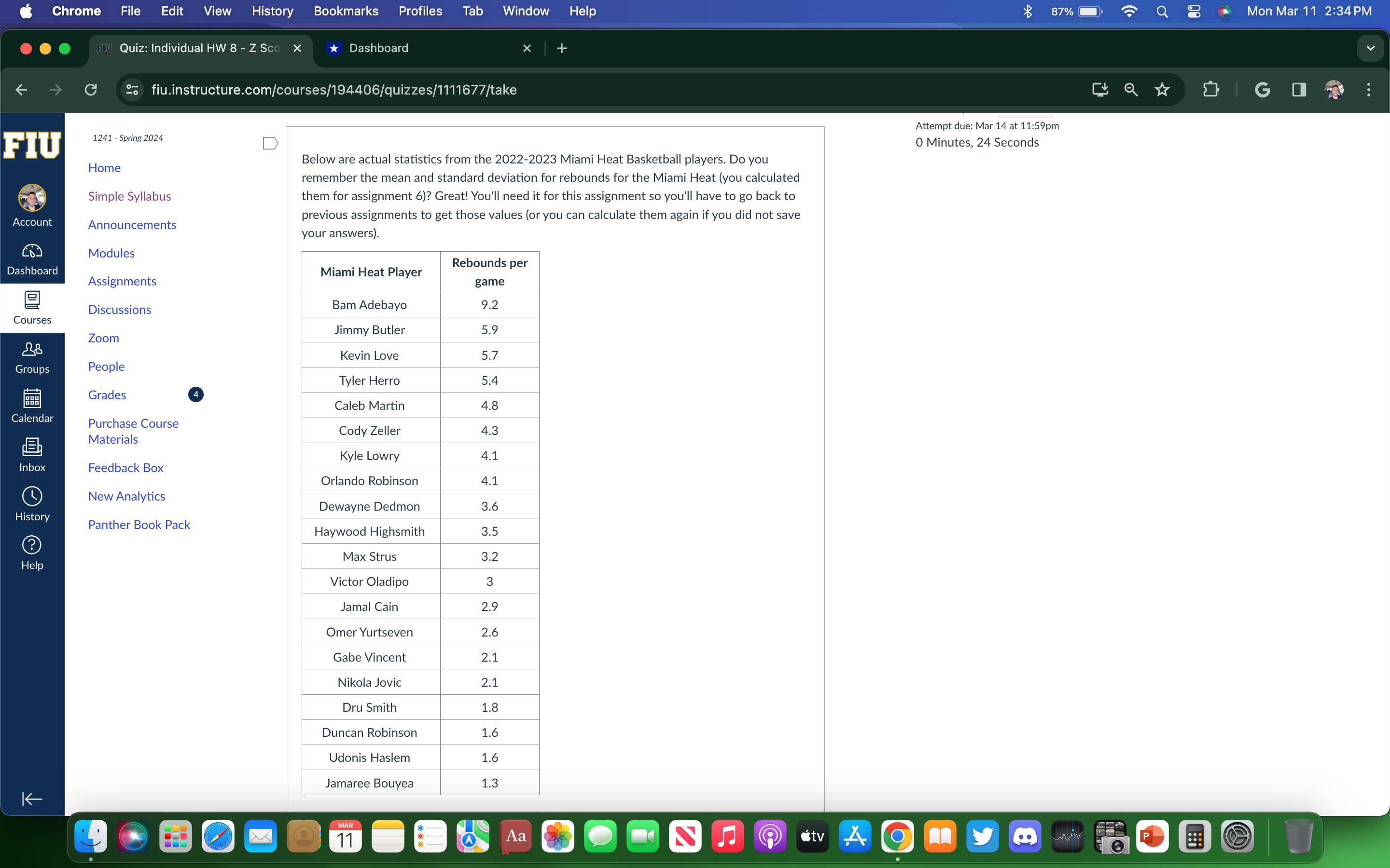 Chrome File Edit View History Bookmarks Profiles Tab Window Help 87%