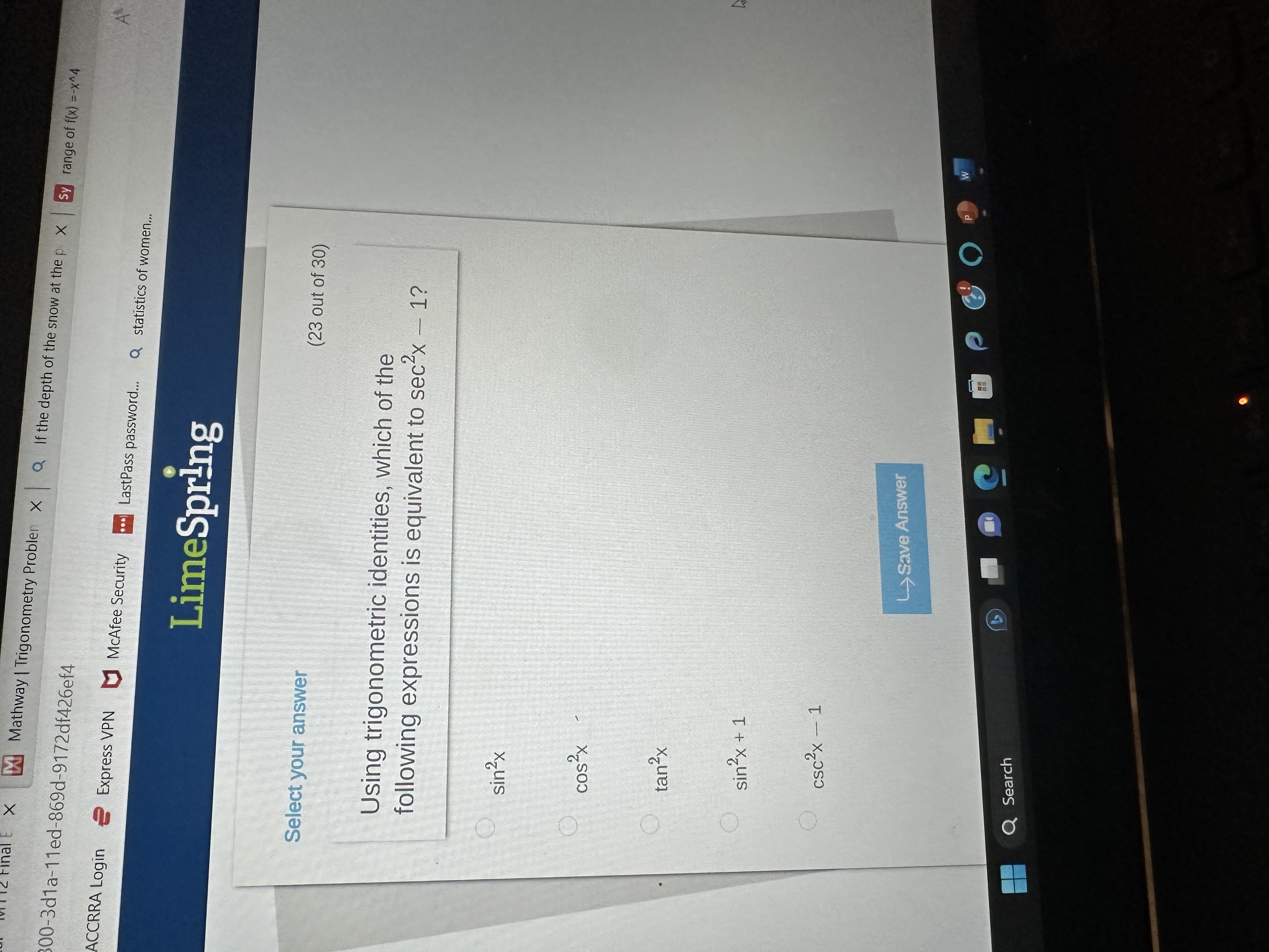  Final E X X Mathway | Trigonometry Problen X Q If