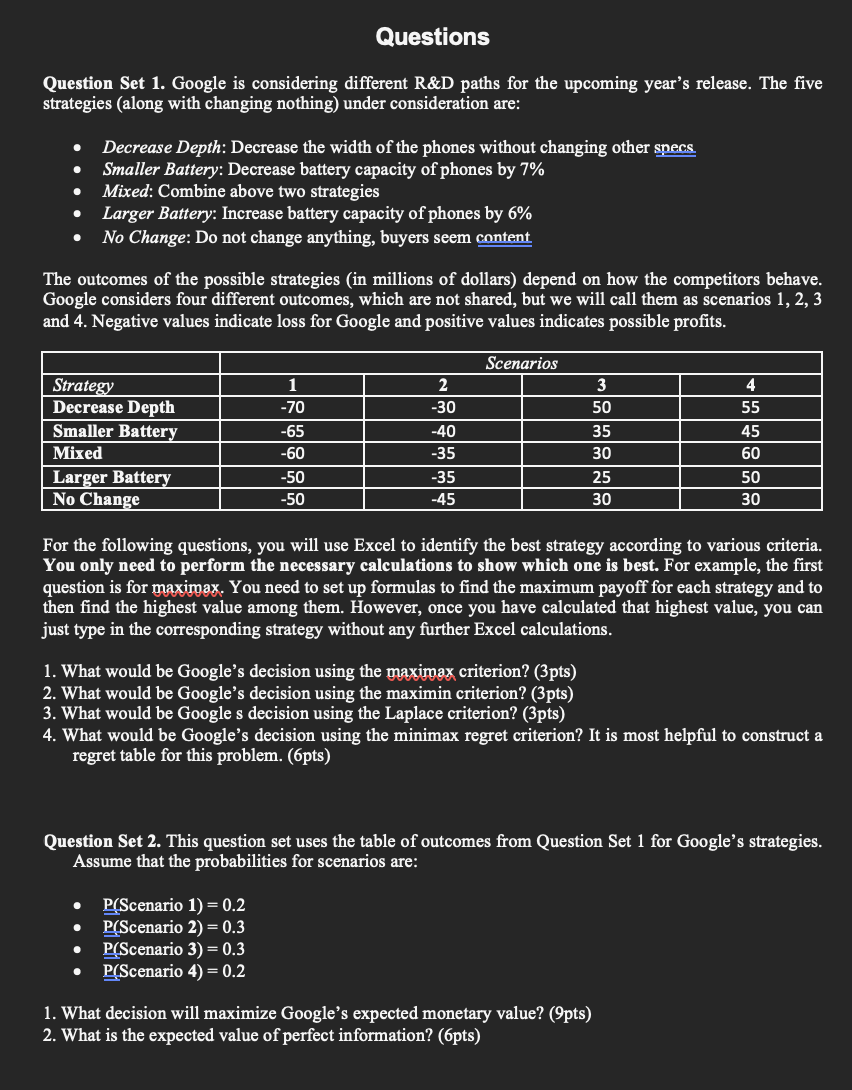 Please Answer using Excel Thank you. this is the data from the