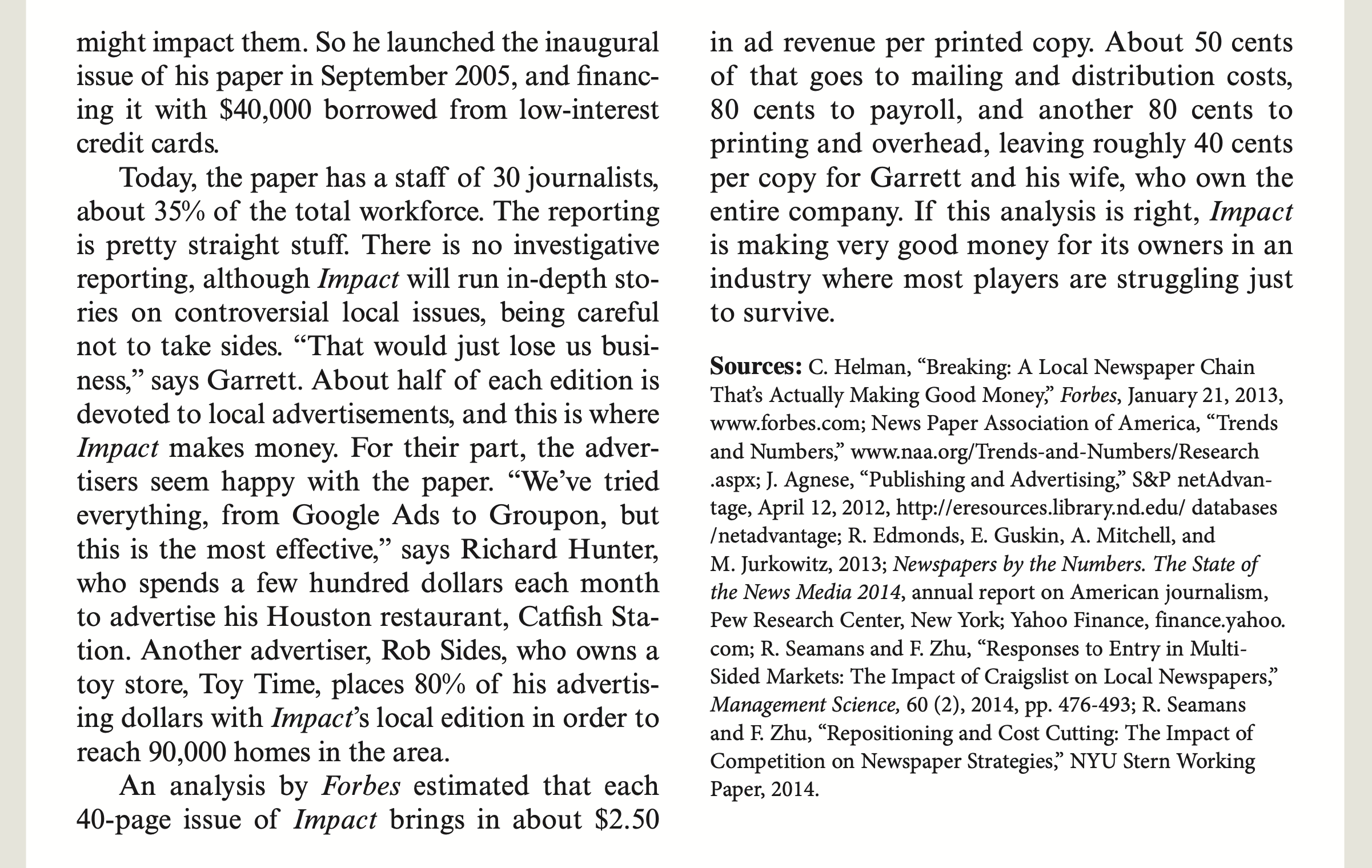 dustry. Since 1990, newspaper circulation been many newspapers decided to increase their