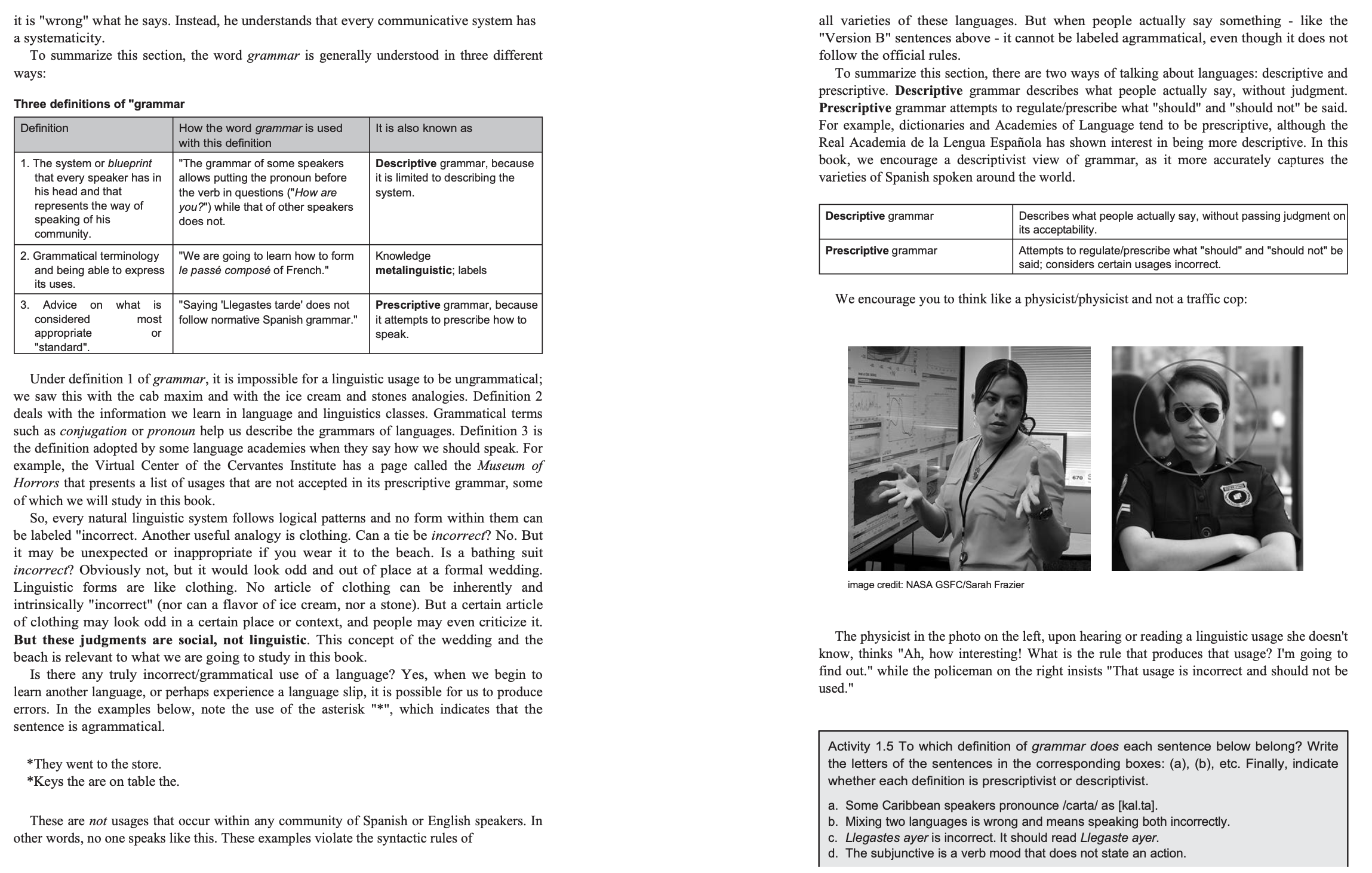 my boss asks me, I say . The main research question was: